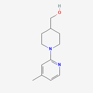 (1-(4-Methylpyridin-2-yl)piperidin-4-yl)methanol