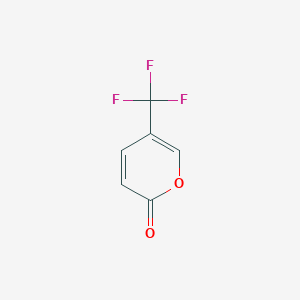 molecular formula C6H3F3O2 B8699431 5-(trifluoromethyl)-2H-pyran-2-one CAS No. 76905-69-6