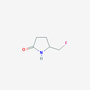 5-(Fluoromethyl)pyrrolidin-2-one