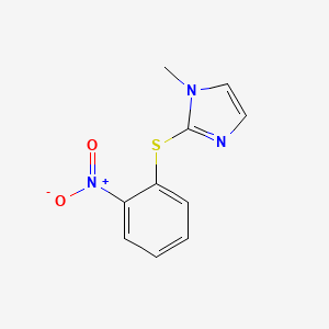 1-Methyl-2-[(2-nitrophenyl)thio]-1H-imidazole
