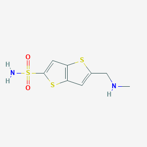 5-Methylaminomethylthieno[3,2-b]thiophene-2-sulfonamide