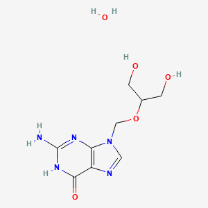 molecular formula C9H15N5O5 B8699534 Ganciclovir (hydrate) 