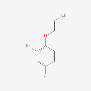 2-Bromo-1-(2-chloroethoxy)-4-fluorobenzene