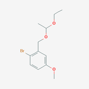 1-Bromo-2-[(1-ethoxyethoxy)methyl]-4-methoxybenzene