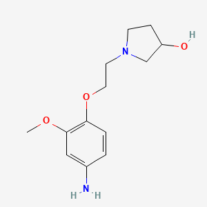 1-(2-(4-Amino-2-methoxyphenoxy)ethyl)pyrrolidin-3-ol