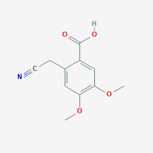 2-(Cyanomethyl)-4,5-dimethoxybenzoic acid