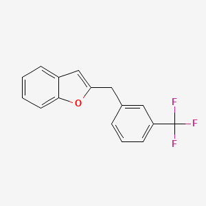 2-{[3-(Trifluoromethyl)phenyl]methyl}-1-benzofuran