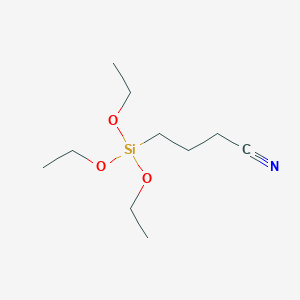 molecular formula C10H21NO3Si B086997 3-Cyanopropyltriethoxysilane CAS No. 1067-47-6