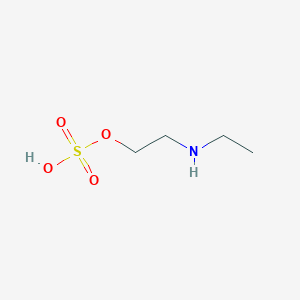 molecular formula C4H11NO4S B086998 2-(Ethylamino)ethyl hydrogen sulphate CAS No. 1072-03-3