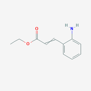 molecular formula C11H13NO2 B8699823 ETHYL 3-(2-AMINOPHENYL)ACRYLATE 