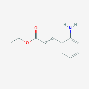 2-Propenoic acid, 3-(2-aminophenyl)-, ethyl ester, (2E)-