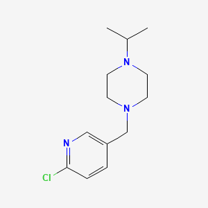 1-[(6-Chloropyridin-3-yl)methyl]-4-(propan-2-yl)piperazine