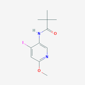 N-(4-iodo-6-methoxypyridin-3-yl)pivalamide