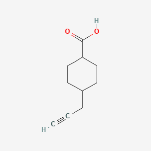 molecular formula C10H14O2 B8699884 4-Prop-2-ynylcyclohexanecarboxylic acid CAS No. 250682-80-5