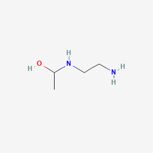 molecular formula C4H12N2O B8699940 Ethanol, 1-((2-aminoethyl)amino)- CAS No. 85771-11-5