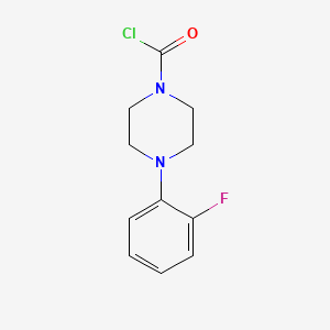 1-Chlorocarbonyl-4-(o-fluorophenyl)piperazine
