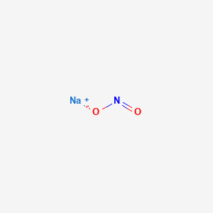 molecular formula NaNO2<br>NNaO2 B000870 亚硝酸钠 CAS No. 7632-00-0