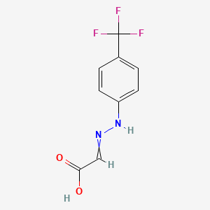 {2-[4-(Trifluoromethyl)phenyl]hydrazinylidene}acetic acid