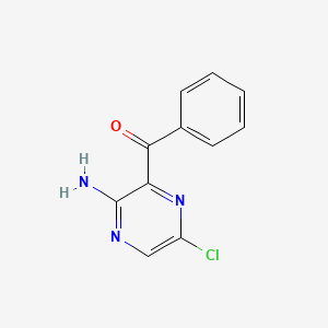 (3-Amino-6-chloropyrazin-2-YL)(phenyl)methanone