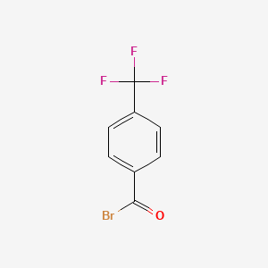molecular formula C8H4BrF3O B8700072 4-(Trifluoromethyl)benzoyl bromide CAS No. 112812-10-9