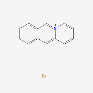 molecular formula C13H10BrN B8700102 Benzo(b)quinolizinium, bromide CAS No. 7547-88-8