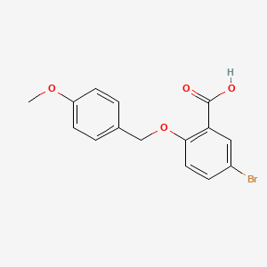 5-Bromo-2-({[4-(methyloxy)phenyl]methyl}oxy)benzoic acid