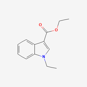molecular formula C13H15NO2 B8700111 1-Ethyl-1H-indole-3-carboxylic acid ethyl ester CAS No. 885524-96-9