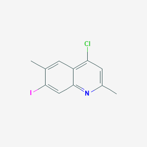 4-Chloro-7-iodo-2,6-dimethylquinoline
