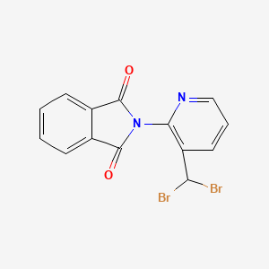 molecular formula C14H8Br2N2O2 B8700176 2-[3-(Dibromomethyl)pyridin-2-yl]-1H-isoindole-1,3(2H)-dione CAS No. 114858-36-5