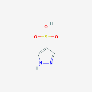 molecular formula C3H4N2O3S B8700236 1H-Pyrazole-4-sulfonic acid CAS No. 438630-65-0