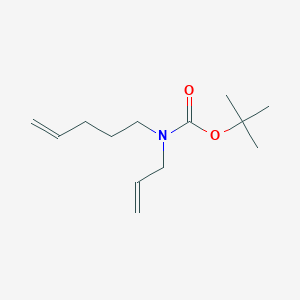 molecular formula C13H23NO2 B8700240 tert-butyl N-(pent-4-en-1-yl)-N-(prop-2-en-1-yl)carbamate 