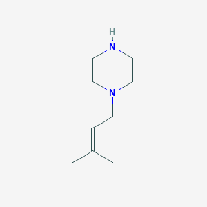 molecular formula C9H18N2 B8700391 Piperazine, 1-(3-methyl-2-butenyl)- CAS No. 69541-13-5