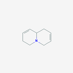 molecular formula C9H13N B087004 4,6,7,9a-tetrahydro-1H-quinolizine CAS No. 1004-92-8