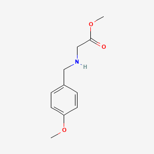 molecular formula C11H15NO3 B8700412 N-(4-Methoxybenzyl)glycine methyl ester HCl CAS No. 20839-80-9