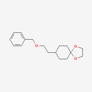 8-[2-(Benzyloxy)ethyl]-1,4-dioxaspiro[4.5]decane