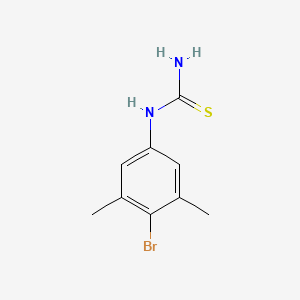 molecular formula C9H11BrN2S B8700444 1-(4-Bromo-3,5-dimethylphenyl)thiourea 