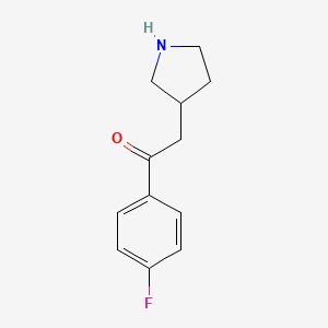 3-(4-Fluorobenzoylmethyl)pyrrolidine