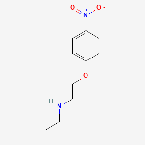 molecular formula C10H14N2O3 B8700562 Ethanamine, N-ethyl-2-(4-nitrophenoxy)- CAS No. 60814-18-8
