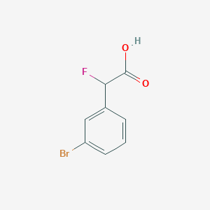 2-(3-Bromophenyl)-2-fluoroacetic acid