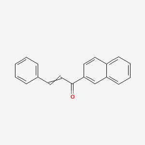 molecular formula C19H14O B8700669 1-(Naphthalen-2-yl)-3-phenylprop-2-en-1-one 