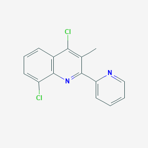 4,8-Dichloro-3-methyl-2-(pyridin-2-yl)quinoline