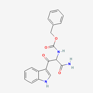(S)-Benzyl (1-amino-3-(1H-indol-3-yl)-1,3-dioxopropan-2-yl)carbamate