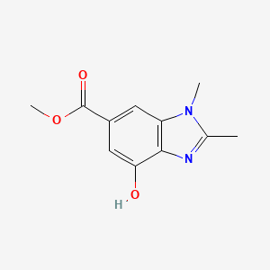 Methyl 4-hydroxy-1,2-dimethyl-1H-benzimidazole-6-carboxylate