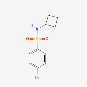 molecular formula C10H12BrNO2S B8700890 4-bromo-N-cyclobutylbenzenesulfonamide 