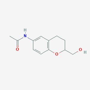 molecular formula C12H15NO3 B8701019 N-(2-(Hydroxymethyl)chroman-6-yl)acetamide CAS No. 99199-68-5