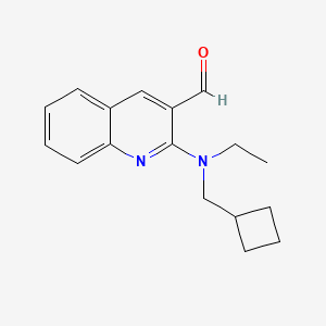 2-((Cyclobutylmethyl)(ethyl)amino)quinoline-3-carbaldehyde