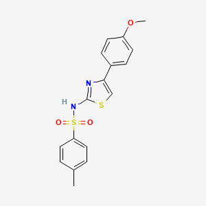 N-[4-(4-Methoxy-phenyl)-thiazol-2-yl]-4-methyl-benzenesulfonamide
