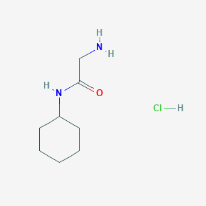 molecular formula C8H17ClN2O B087011 2-Amino-N-cyclohexylacetamide hydrochloride CAS No. 14432-21-4