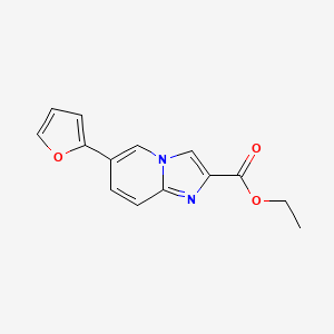 Ethyl 6-(furan-2-yl)imidazo[1,2-a]pyridine-2-carboxylate