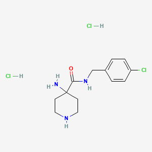 4-Amino-piperidine-4-carboxylic acid 4-chloro-benzylamide dihydrochloride